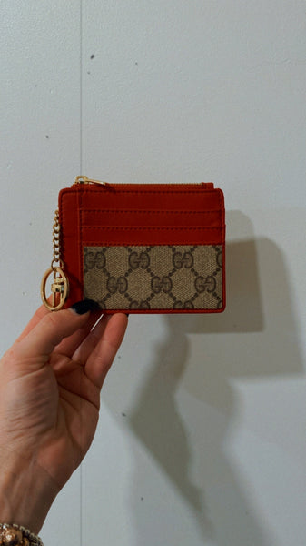 Repurposed Louis Vuitton Keychain Wallet 3698