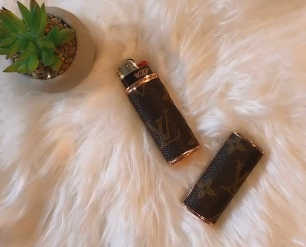 Repurposed Louis Vuitton Lighter Case 